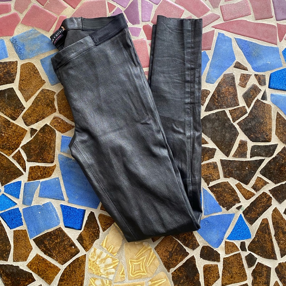 ALICE AND OLIVIA LEATHER PANT